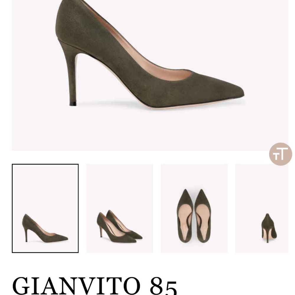 Gianvito Rossi suede Pumps 85 BNWB